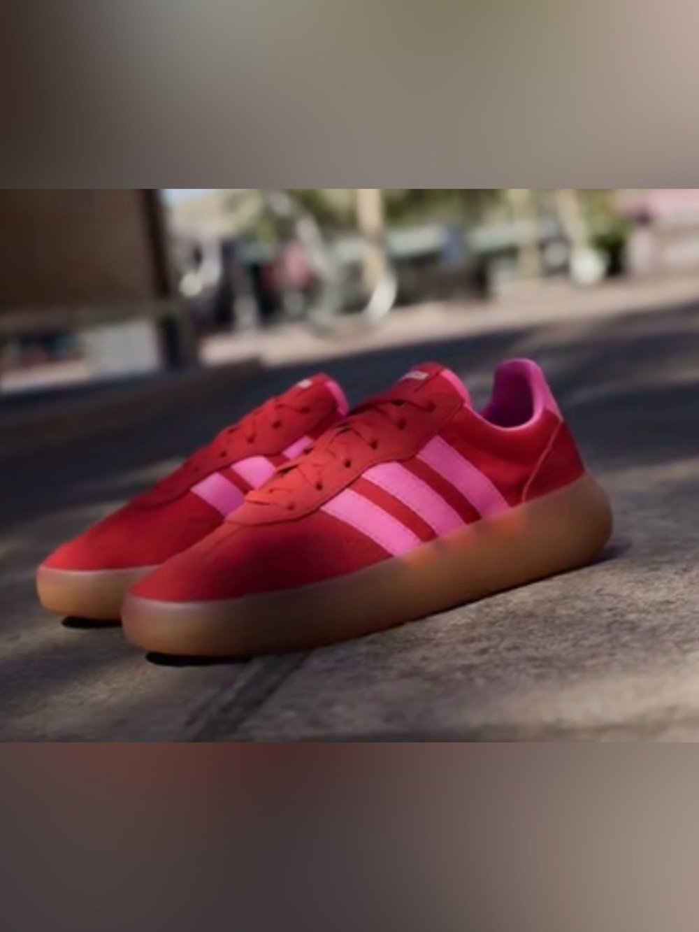 adidas Barreda Decode Shoes Women’s Sz 7 Scarlett/Pink/Gum - Picture 3 of 9
